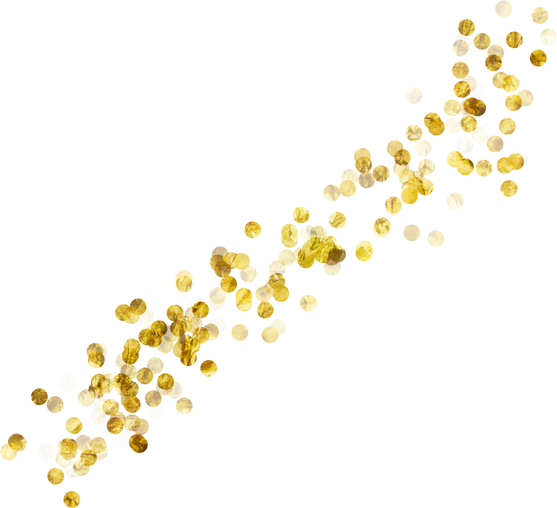 Gold Glitter Bokeh Decorative